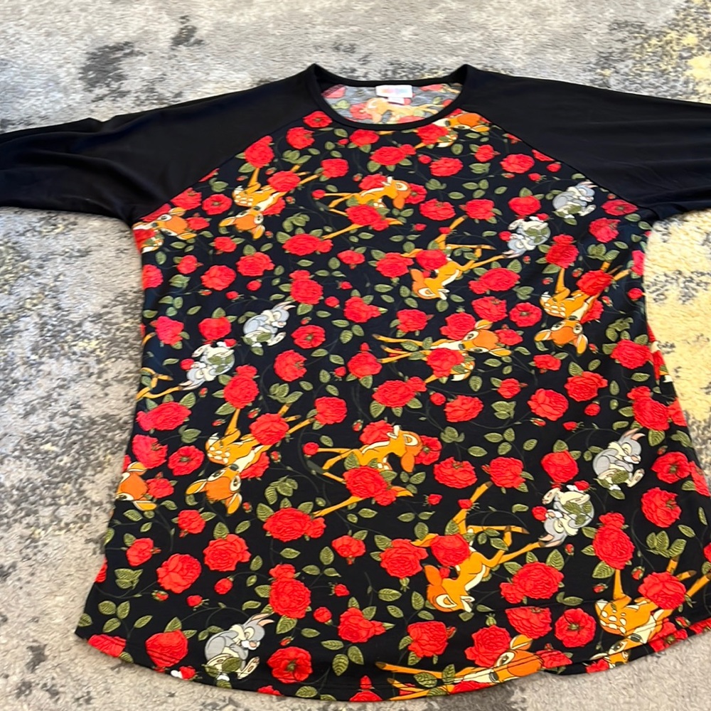 Disney Lularoe Bambi Randy Shirt L